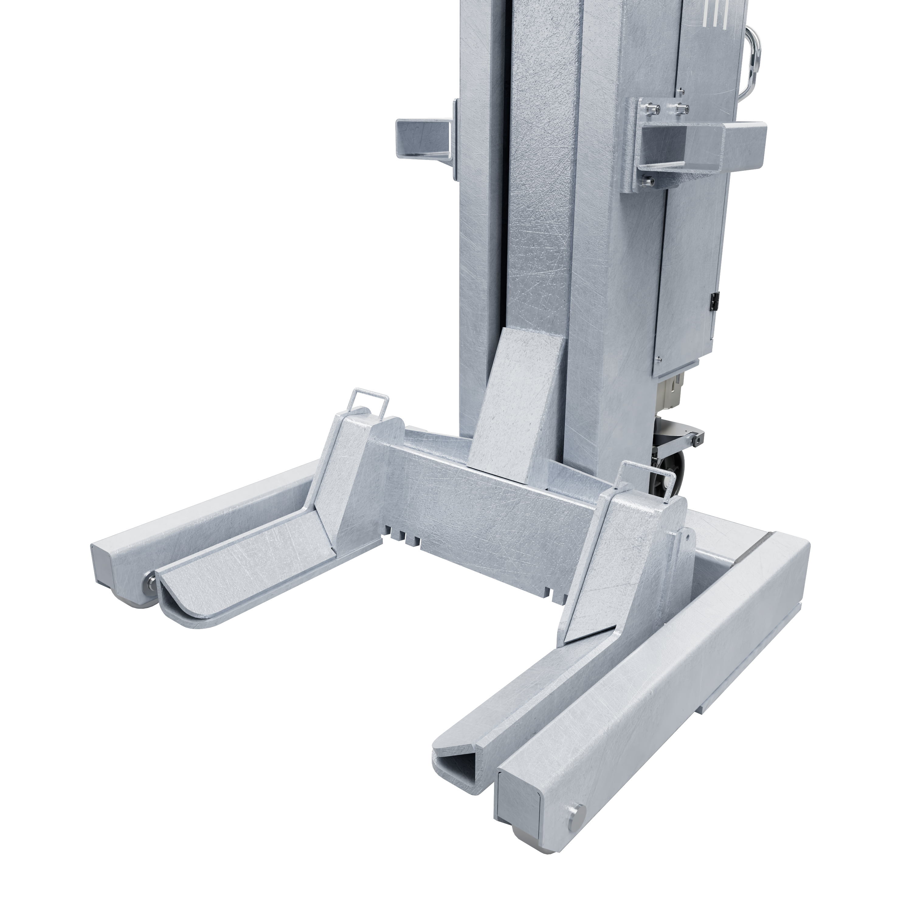 Adjustable wheel pick-up fork